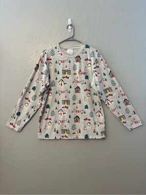 Formula 1 F1 winter wonderland holiday christmas pajama top medium